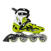 Hard boot inline fitness skates